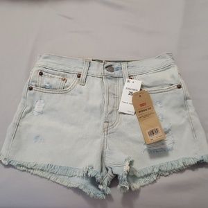 Levi's high rise wedgie fit shorts